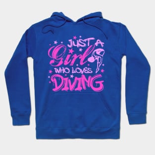 Funny Springboard Diving Quote Diver Gift for Girls Hoodie